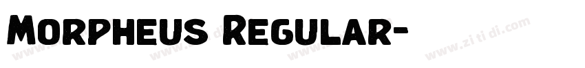 Morpheus Regular字体转换
